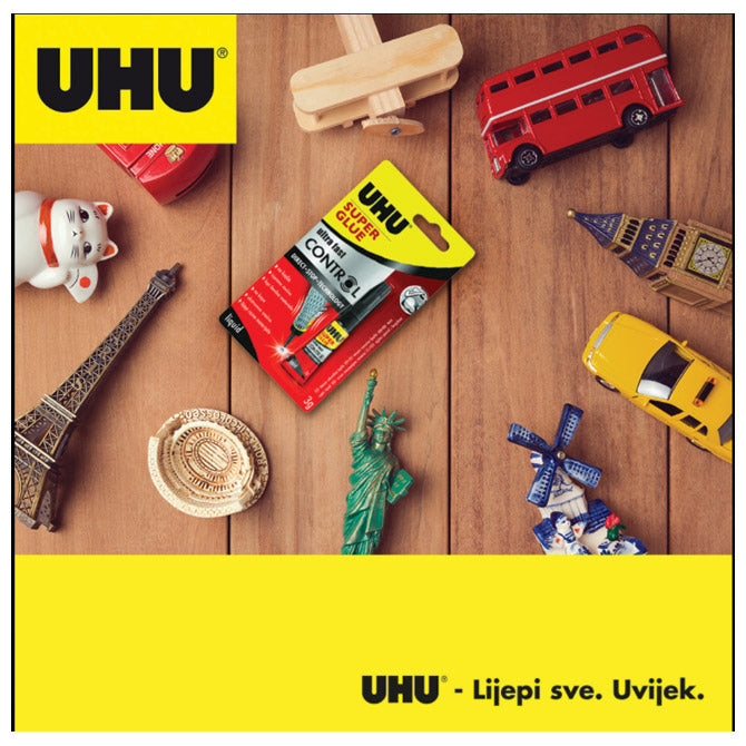 LJEPILO TRENUTAČNO  3G PLUS 1GRATIS SUPER GLUE(CIANOAKRILAT) UHU L0182000 BLISTER