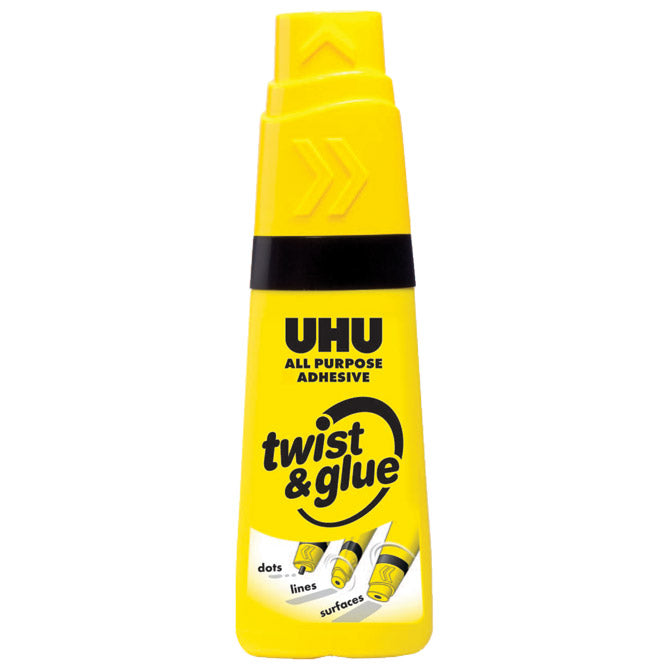 UNIVERZALNO LEPILO 90ML TWIST&GLUE UHU.46315 ČRNO