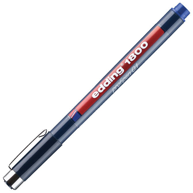 FLOMASTER ZA TEHNIČKO CRTANJE PROFIPEN 0,1MM EDDING 1800 PLAVI