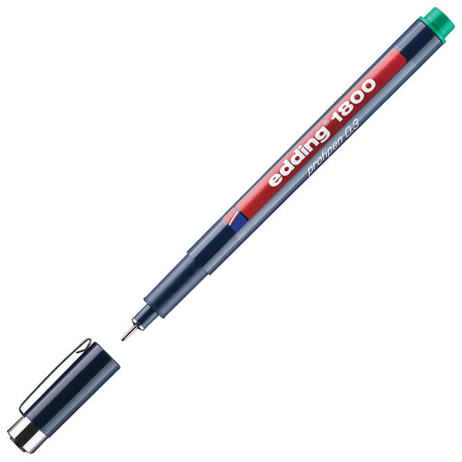 FLOMASTER ZA TEHNIČKO CRTANJE PROFIPEN 0,3MM EDDING 1800 ZELENI