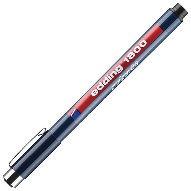 FLOMASTER ZA TEHNIČKO CRTANJE PROFIPEN 0,3MM EDDING 1800 CRNI