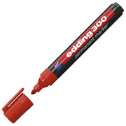 Marker permanentni 1,5-3mm okrogla konica Edding 300 rdeč