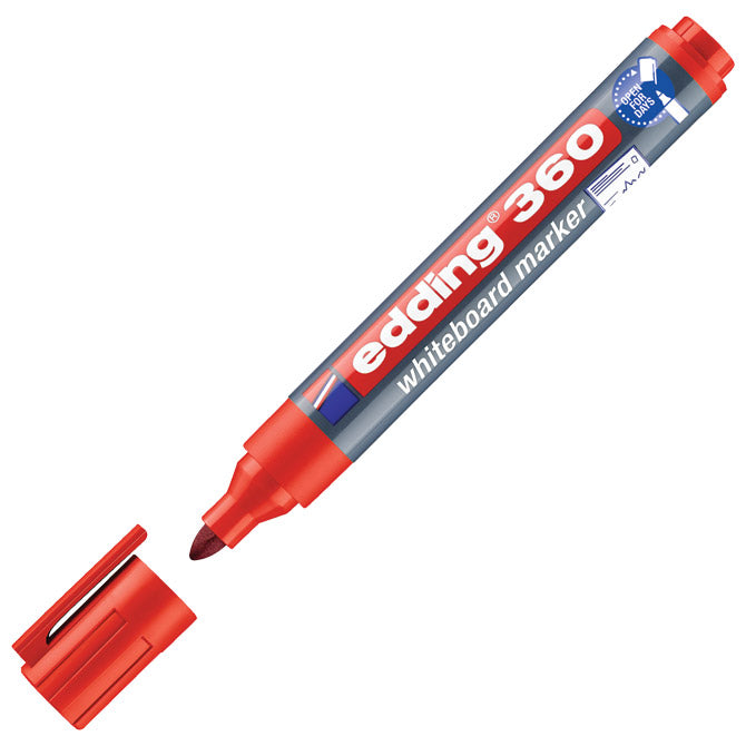 FLOMASTER ZA BELO TABLO 1,5-3MM EDDING 360 RDEČI