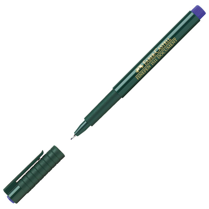 Flomaster finepen 0,4mm faber castell 1511 plavi