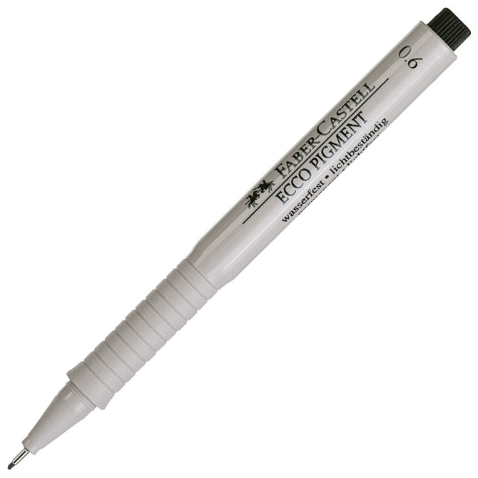 Flomaster za tehničko crtanje 0,6mm ecco pigment faber castell 166699 crni