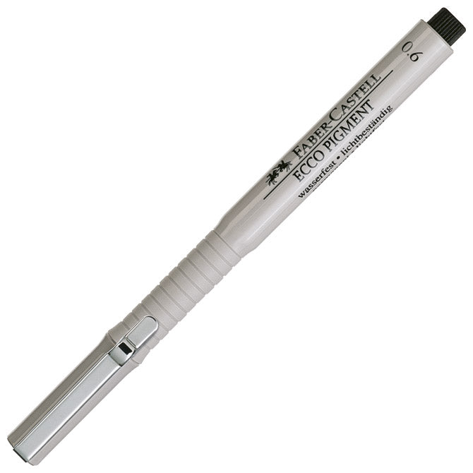 Flomaster za tehničko crtanje 0,6mm ecco pigment faber castell 166699 crni