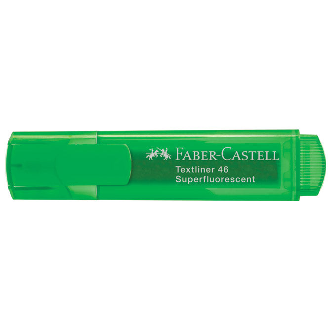 Označevalec 1-5mm 46 Superfluorescent Faber-Castell 154663 zelen