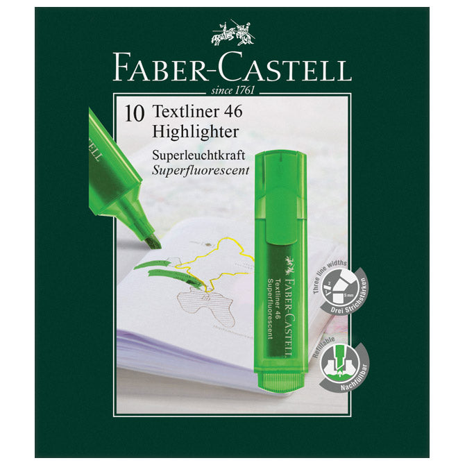 Signir 1-5mm 46 Superfluorescent Faber-Castell 154663 zeleni