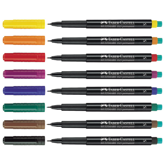 MARKER PERMANENTNI 0,4MM MULTIMARK FABER CASTELL 152309/8BOJA