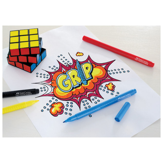 Flomaster šolski 20barv Grip Faber-Castell 155320 blister
