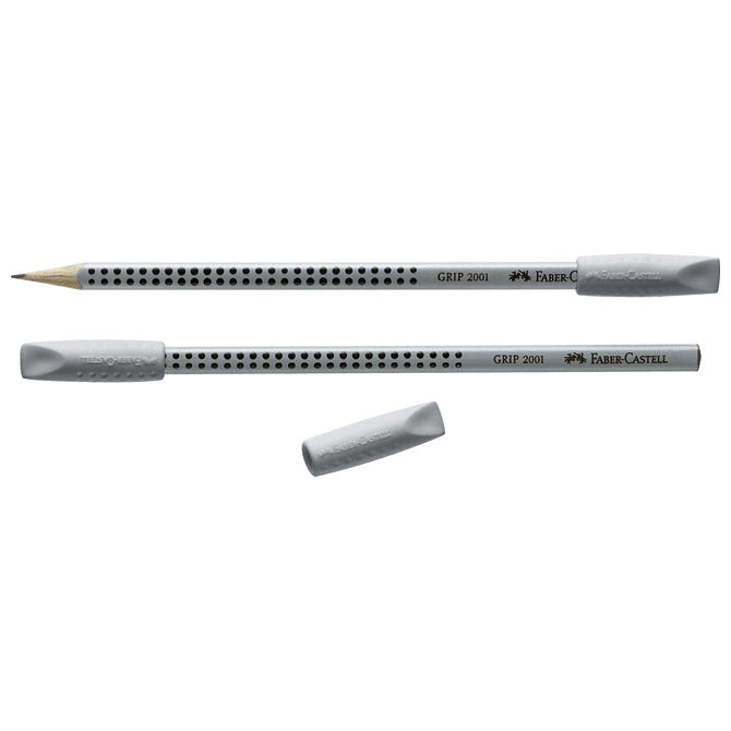 GUMICA-ČEP GRIP 2001 PK2 FABER CASTELL 187000 SIVA