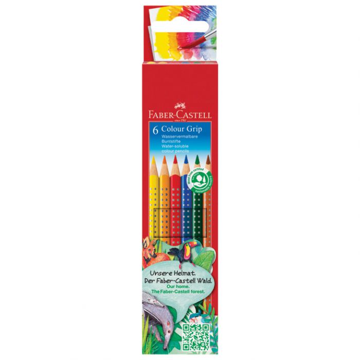 BOJE DRVENE   6BOJA GRIP 2001 FABER-CASTELL 112406 BLISTER