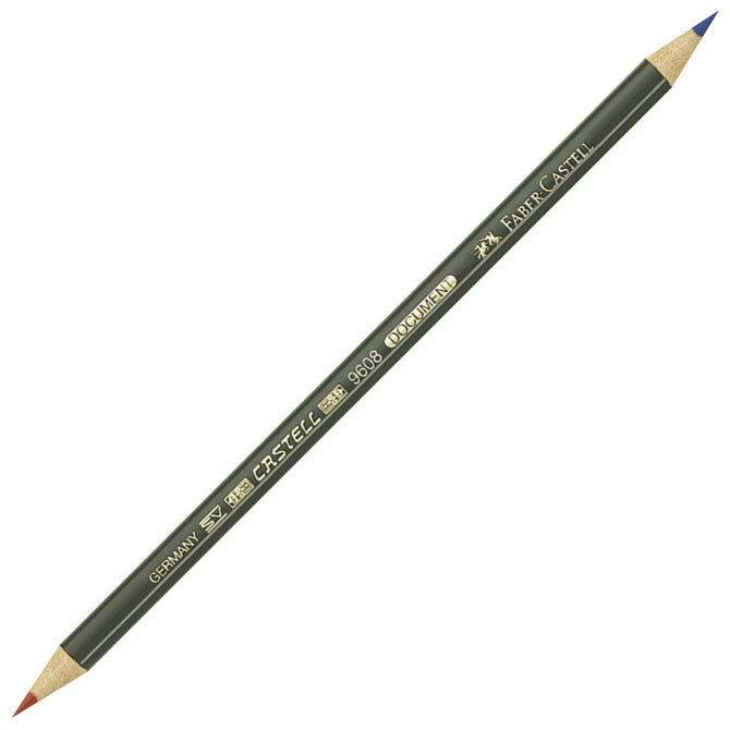 SVINČNIK GRAFITNI DOCUMENT 9608 COPIR FABER CASTELL 119188 RDEČA/MODRA