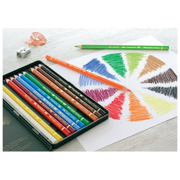 BOJE DRVENE  12BOJA METALNA KUTIJA POLYCHROMOS FABER-CASTELL 110012