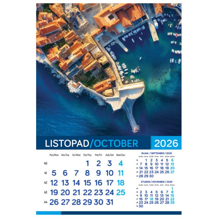 KALENDAR "MORE 2027" 13 LISTOVA, SPIRALA