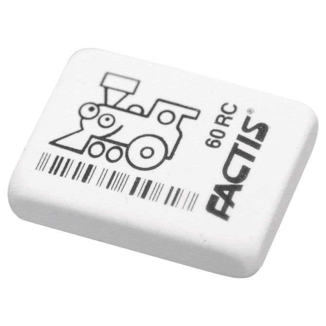 Radirka kavčuk 60RC Factis bela-KOS