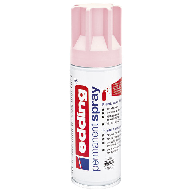 Akrilna barva v spreju 200 ml permanentna edding 5200914 mat pastelno roza
