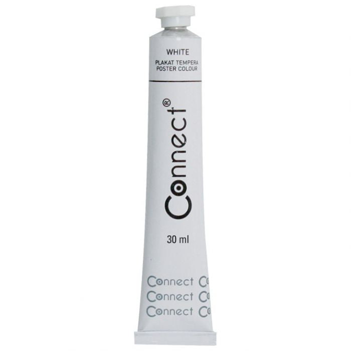 BOJA TEMPERA 30ML ALUMINIJSKA TUBA CONNECT BIJELA