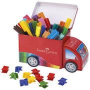 FLOMASTER ŠOLSKI 33BARV V KOVINSKI ŠKATLI CONNECTOR TRUCK FABER CASTELL 155533