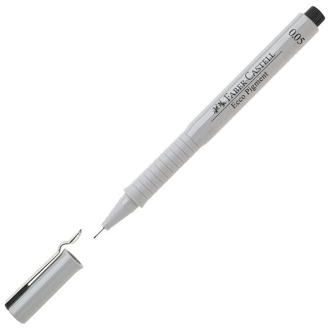 FLOMASTER ZA TEHNIČNO RISANJE 0,05MM ECCO PIGMENT FABER CASTELL 166099 ČRNI