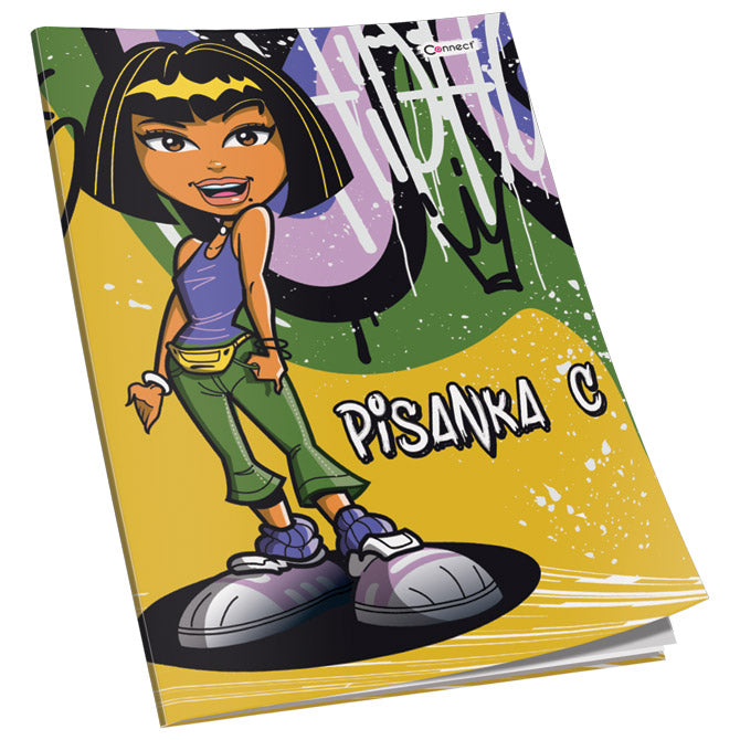 OBRAZAC ŠKOLSKI PISANKA "C" ZA 2 I 3RAZRED PREMIUM CONNECT GIRL