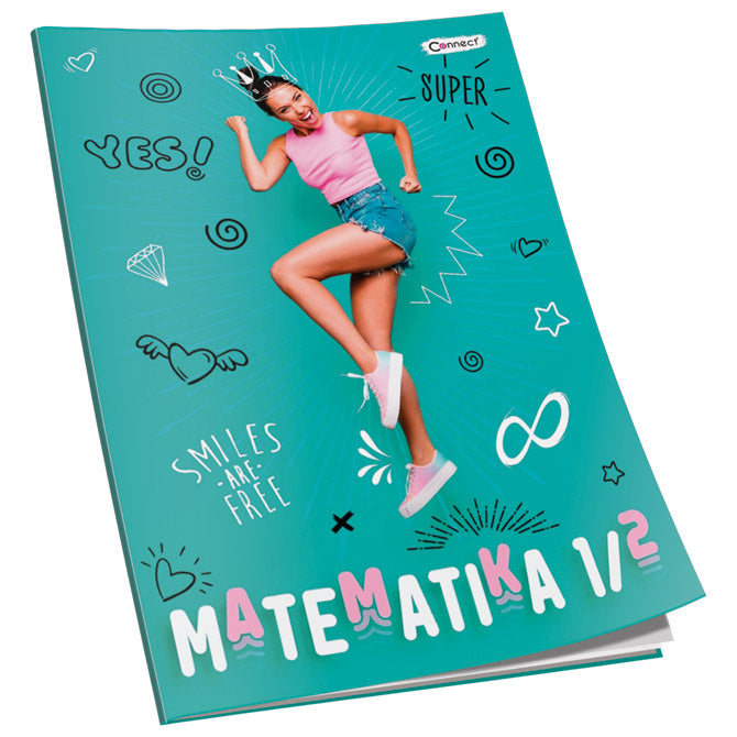 OBRAZAC ŠKOLSKI MATEMATIKA ZA 1 I 2RAZRED PREMIUM CONNECT GIRL