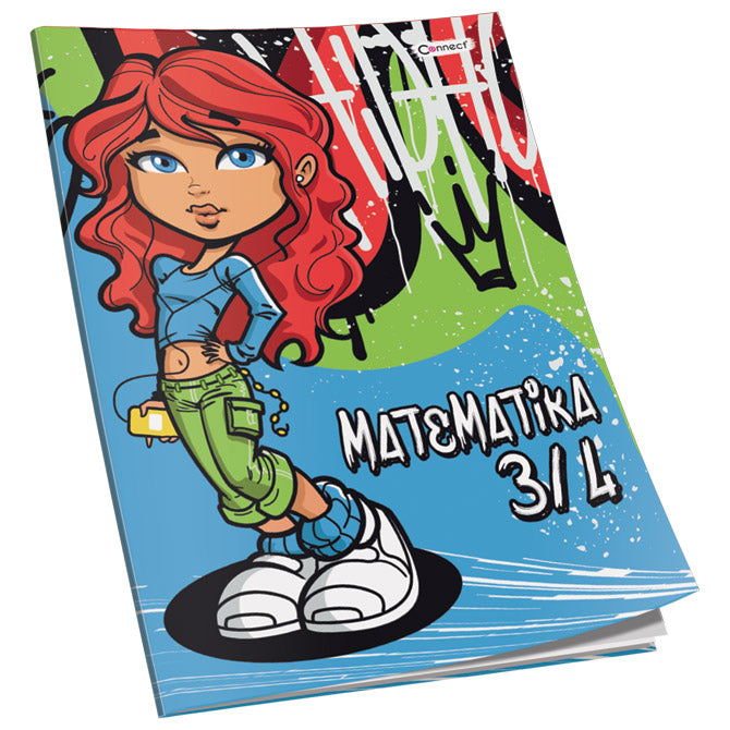 OBRAZAC ŠKOLSKI MATEMATIKA ZA 3 I 4RAZRED PREMIUM CONNECT GIRL