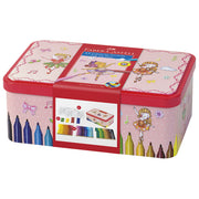 FLOMASTER ŠOLSKI 33BARVE V KOVINSKI ŠKATLI CONNECTOR BALERINA FABER CASTELL 155534
