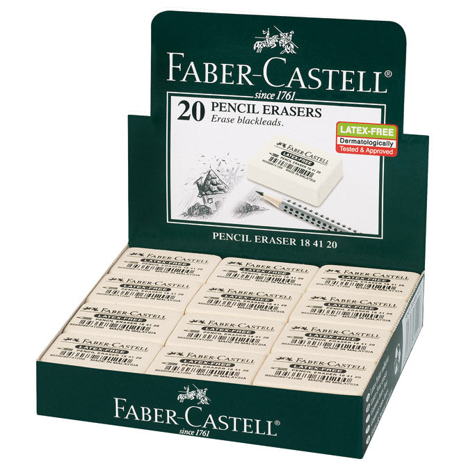 GUMICA KAUČUK 7041-40 FABER CASTELL 184140 BIJELA