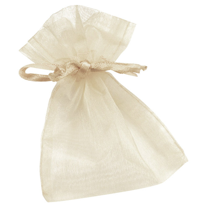 Vrećice ukrasne organdi 10x8cm pk24 knorr prandell 21-6399428 bež
