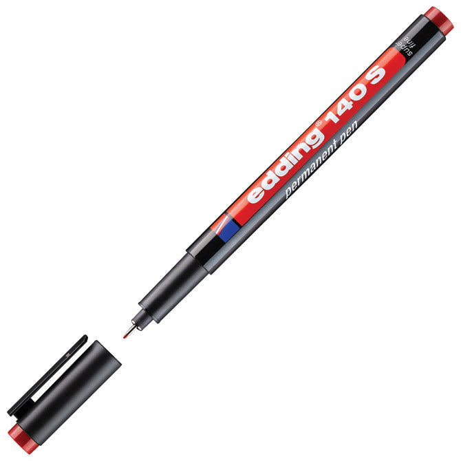 MARKER OHP PERMANENTNI 0,3MM EDDING 140 S RDEČI