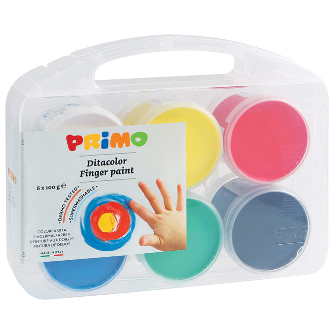 Barva tempere za roke 100g v kozarcu 6barv cmp.221td100sp