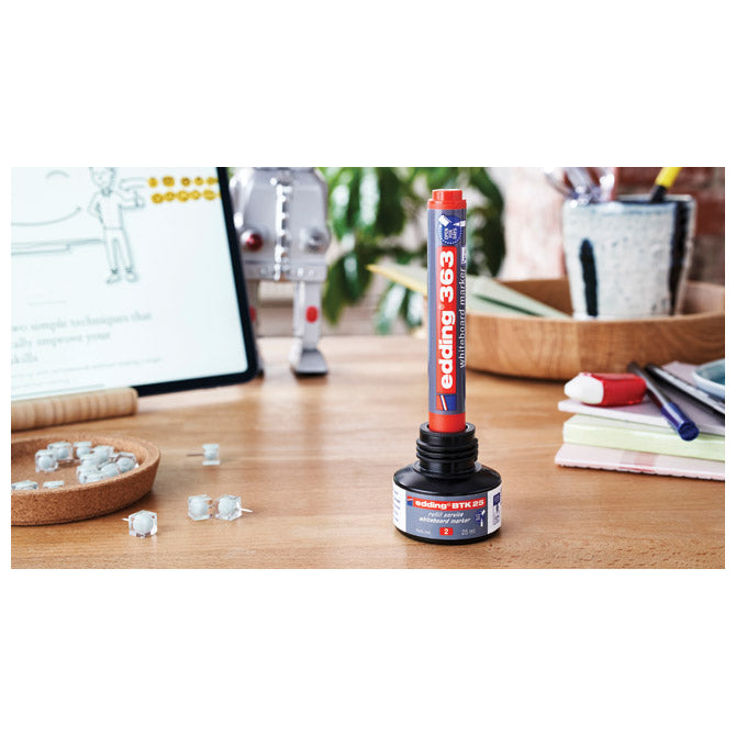 Marker za bijelu ploču 1-5mm edding 363 crveni