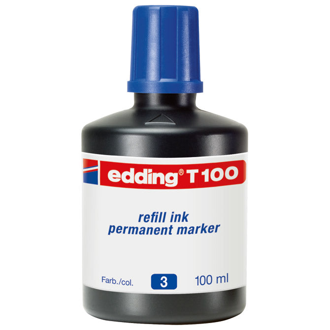 Tinta za marker permanentni  100ml edding t100 plava