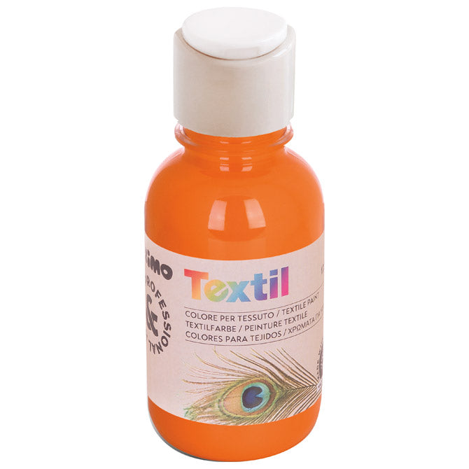 Barva za tekstil tempera 125ml cmp.410tx125250 oranžna