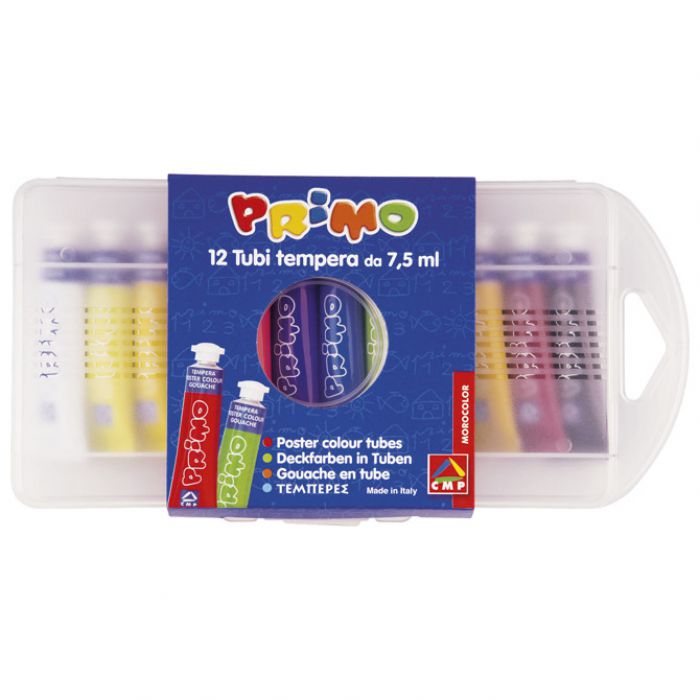 BOJA TEMPERA  7,5ML ALUMINIJSKA TUBA 12BOJA/POLY PRIMO 245T12PP BLISTER