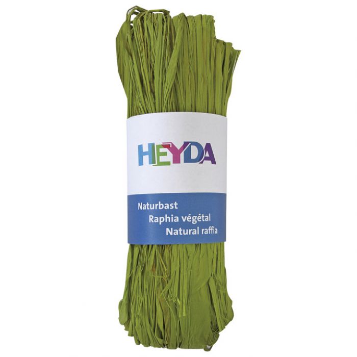 RAFIJA PRIRODNA 50G HEYDA 20-48877 95 SVIJETLOZELENA