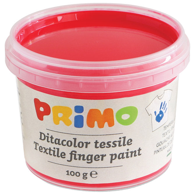 Barva tempera za roke 100g v lončku 6 barv za tekstil cmp.228txd100sp