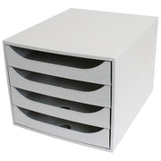 ŠKATLA S 4 PREDALI ECOBOX EXACOMPTA 228606D SIVA