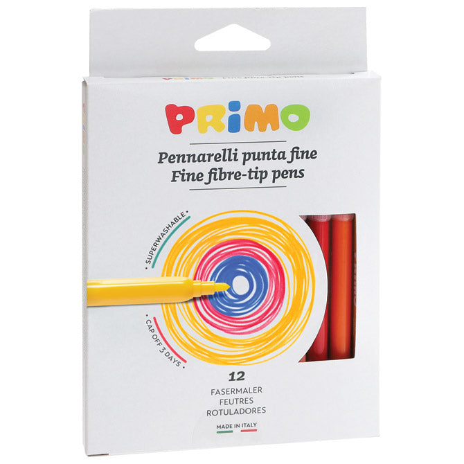 FLOMASTER ŠOLSKI 12BARV PRIMO CMP.601PEN12 BLISTER