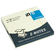 BLOK SAMOLJEPLJIV "Z" 75X75MM 100L GLOBAL NOTES 5644-01 ŽUTI