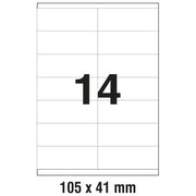 ETIKETE ILK 105X41MM PK100L ZWECKFORM 3477