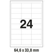ETIKETE ILK  64,6X33,8MM PK100L ZWECKFORM 3658
