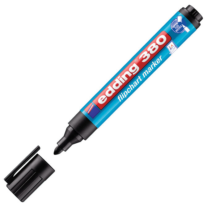 Marker flipchart 1,5-3mm edding 380 crni