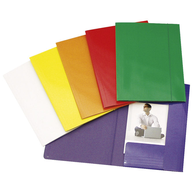 FASCIKL KLAPA S GUMICOM KARTON PLASTIFICIRANI A4 FORNAX ZELENI