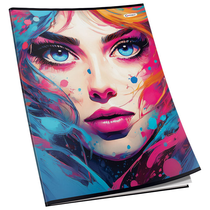 TEKA MEKI UVEZ A4 KARO 40L 80G GLITTER CONNECT SORTIRANI MOTIVI