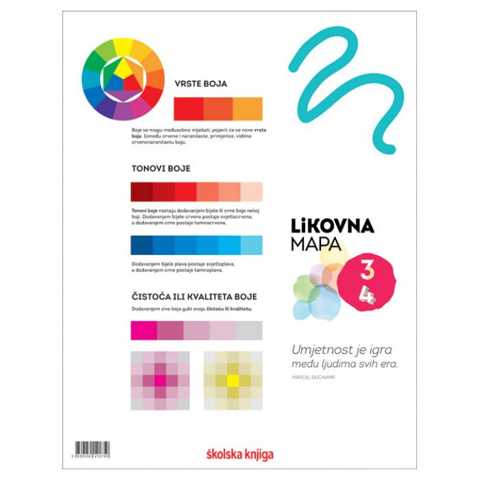 MAPA LIKOVNA  PLUS  KOLAŽ III-IV RAZRED UMJETNOST I JA ŠKOLSKA KNJIGA