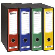 REGISTRATOR A4 ŠIROKI V ČRNI ŠKATLI FOROFFICE 404146 (403013) ZELENI