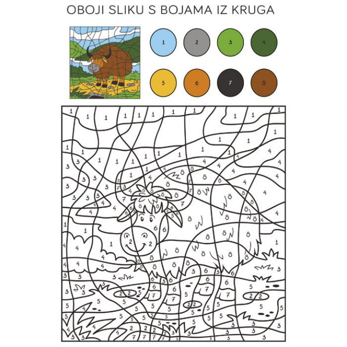 BOJANKA B5 32 LISTA "MOJA VELIKA BOJANKA - ŽIVOTINJSKI SVIJET" CONNECT