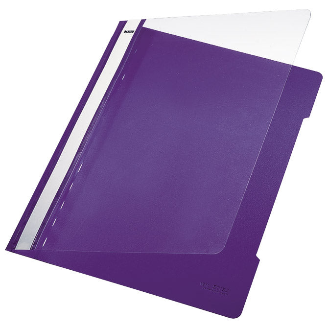 FASCIKEL MEHANIZEM EURO PVC A4 LEITZ 41910065 VIJOLIČNA